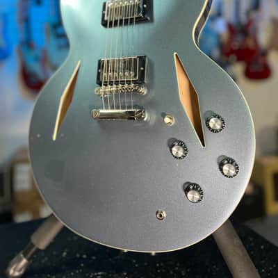 Epiphone Dave Grohl DG 335 Semi-hollowbody Electric Guitar - Pelham Blue FREE PLEK! 199 image 2