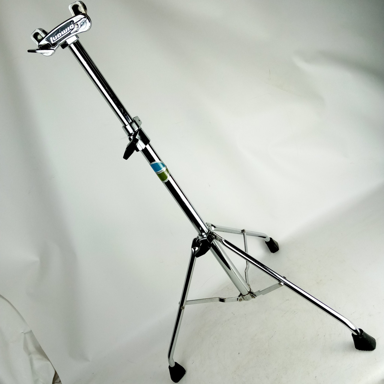 Ludwig Double Tom Drum Stand Mounts Hercules Blue/Olive Vintage70s 2-L-Arm Posts — main photograph