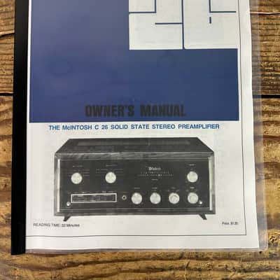 McIntosh C-26 Preamplifier 1970’s - Black/green image 13