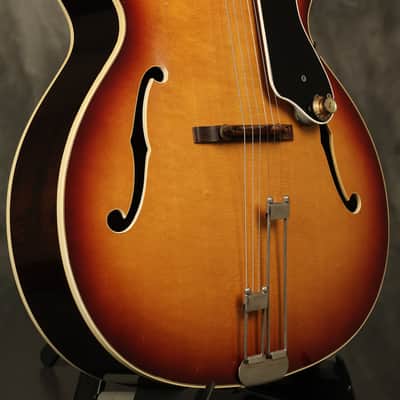 1965 Epiphone A412 Triumph Sunburst with wide nut width image 11