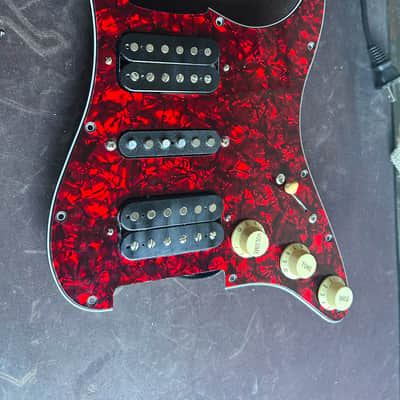 Stratocaster HSH loaded pickguard Seymour Duncan / Warmoth image 1