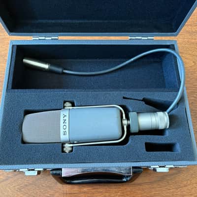 Sony C-38B Condenser Microphone 1970s - 1980s - Blue image 1