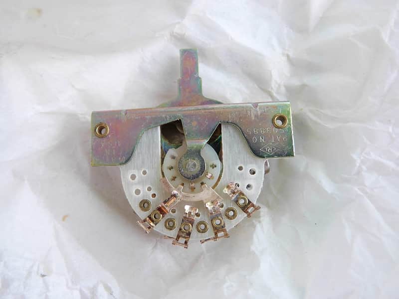 centralab CRL centralab crl 3 position blade switches lot of 10 1970's 80's  chrome image 1