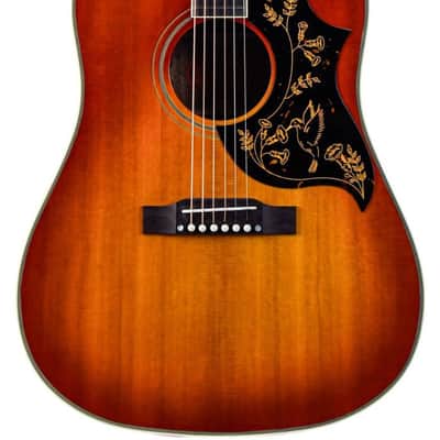 Epiphone Inspired by Gibson Custom 1960 Hummingbird Reissue Heritage Cherry Sunburst image 1