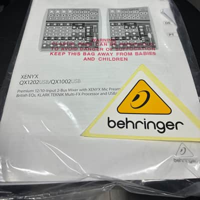 Behringer Xenyx QX1202USB 12-Input Mixer with USB Interface and Effects 2015 - Present - Standard image 5