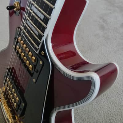 Edwards ESP - 2025 - Extremely Limited - Cherry - Custom Pickups - Grover Locking Tuners - Upgraded Everything - TKL Hardshell Case - Excellent Condition - Fast FREE Shipping - Final Price Drop! image 10