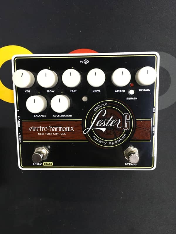 Electro-Harmonix Lester G Deluxe Rotary Speaker 2015 - Present - Black / Brown image 1