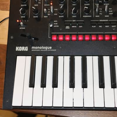 Korg Monologue Monophonic Analog Synthesizer 2016 - Present - Black image 5