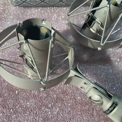 Neumann EA 21 PAIR SHOCK MOUNT VINTAGE ORIGINAL image 10