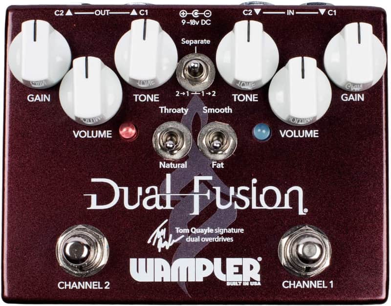 Wampler Pedals Tom Quayle Dual Fusion Overdrive Pedal image 1