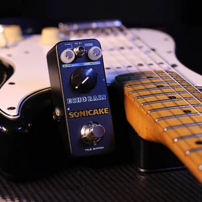Echo Rain Digital Delay Guitar Effect Pedal True Analog Signal Path Clear Warm Feedback QSS image 2