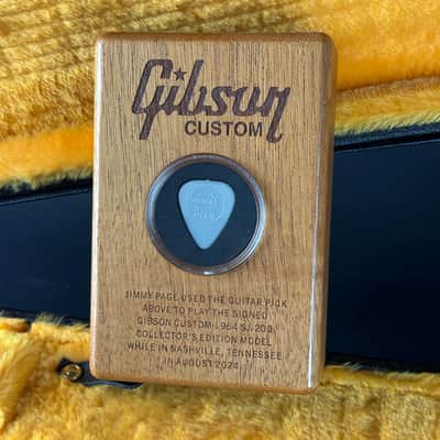 Used 2024 Gibson Custom Shop Jimmy Page Collector's Edition "Signed" 1964 SJ-200 Murphy Lab Light Aged Cherry Tea w/case TSU25248 image 24