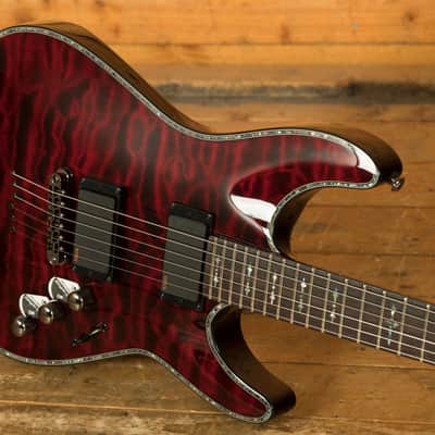 Schecter Hellraiser C-1 - Rosewood - Black Cherry image 5