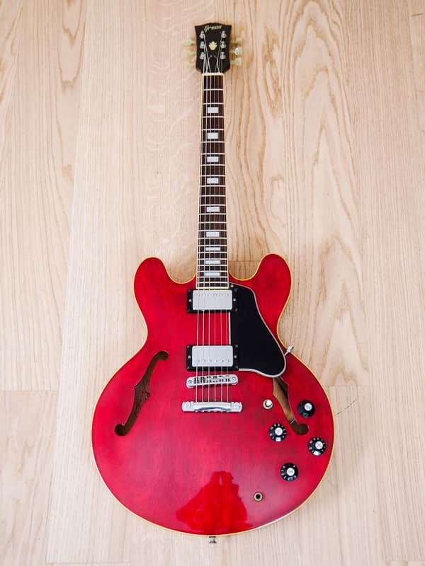 1978 Greco SA-550 Vintage Semi-Hollowbody Guitar Cherry 335 | Reverb