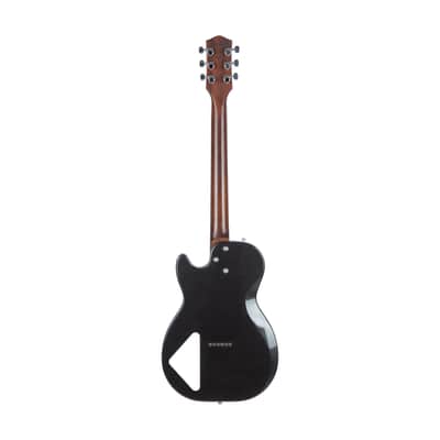2022 Harmony Jupiter Electric Guitar, Space Black, 022XXXX image 3