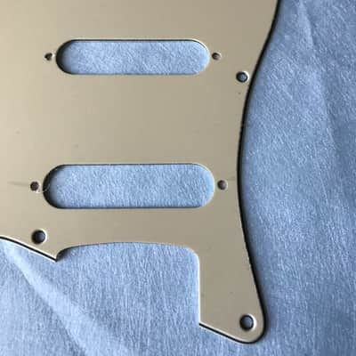 New 3 Ply Vintage Yellow  11 Hole Modern-Style Strat s/s/s Fits Fender Guitar Pickguard image 3