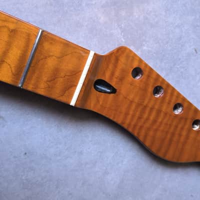 Roasted Flamed Maple Neck - 22 Frets image 1
