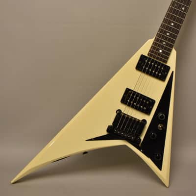 1984 Jackson RR1 Randy Rhoads Student Model Ivory White w/OHSC image 3