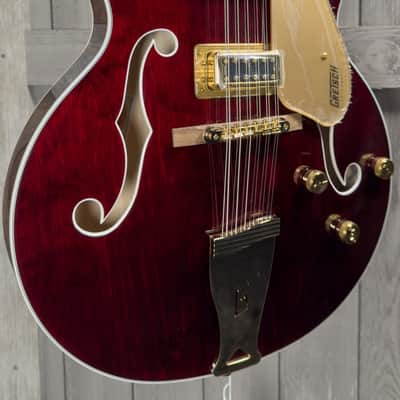 Gretsch G5422G-12 Electromatic® Classic Hollow Body Double-Cut 12-String with Gold Hardware, Laurel Fingerboard, Walnut Stain Electric Guitar 2516319517 image 2