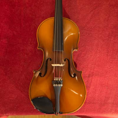 Vintage 1970s MIJ Kiso Suzuki Copy of Antonius Stradivarius 3/4 Violin Natural w/ OHSC & Bow image 2