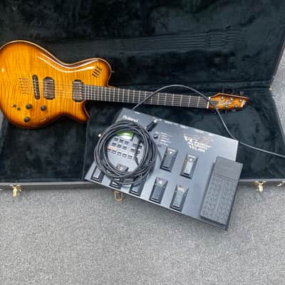 Godin & Roland Godin LGX + Roland VG 88 Roland VG 88 guitar system and a Godin LGX guitar including hard showcase. All works perfectly all in great condition. - Cognac burst image 1