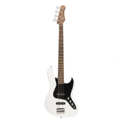 Stagg SBJ-30 WHB Standard "J" Paulownia Body Roasted Maple Neck 4-String Electric Bass Guitar image 1