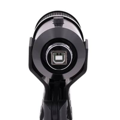 USB True Studio Grade Capsule Condenser Microphone, Side Address, Headphone Monitor, Volume Control, Echo, Incl. Tripod Stand, Mounting Clip, Cable, Windscreen image 4