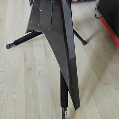ESP Alexi Laiho Sawtooth EX ANDY SNEAP Judas Priest, Sabbat, Hell! Custom Black Randy Rhoads Flying V Artist Owned Signature Guitar! Tour Stage Played! COBHC! image 18