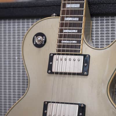 2013 Epiphone Limited Edition Les Paul Custom Pro - in TV Silver image 4