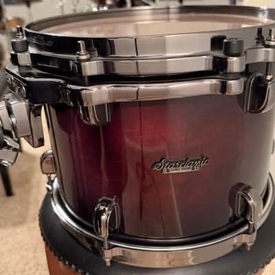 Tama Starclassic Maple 12x9" Tom - Dark Mocha Burst with Black Nickel Hardware image 2