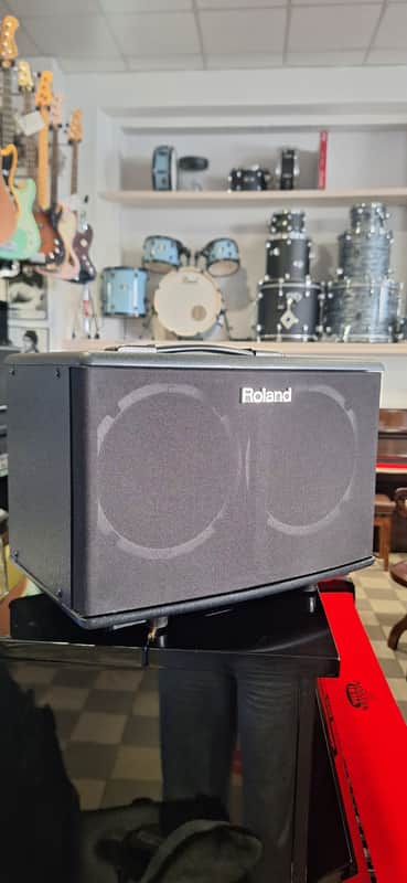 Roland AC-40 Acoustic Chorus 2-Channel 40-Watt 2x6.5" Acoustic Guitar Combo 2013 - Present - Black image 1