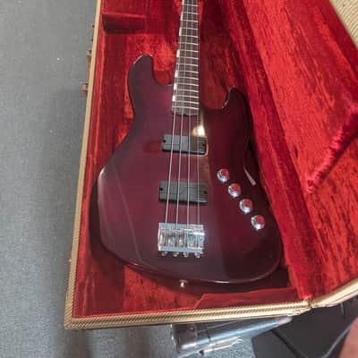 Custom Jazz bass - Red/black burst image 1