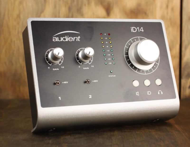Audient iD14 Desktop USB Audio Interface 2010s - Black image 1