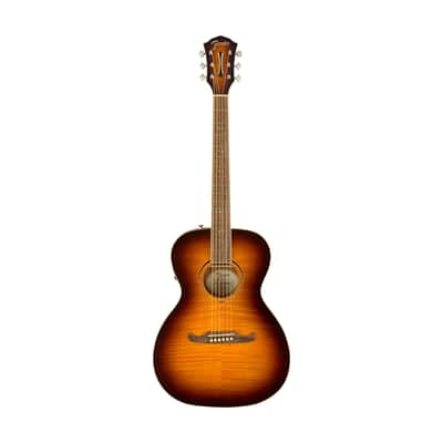 Fender FA-235E Acoustic Guitar, Walnut FB, Mocha Burst image 1
