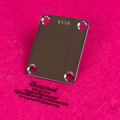 Vintage Hysteric Guitar Parts Pre-CBS 50’s Serial No. vintage Style Replacement Neckplate - Aged image 2