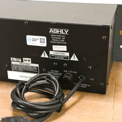 Ashly GQX-3102 2-Channel 31-Band Graphic Equalizer CG01273 image 8