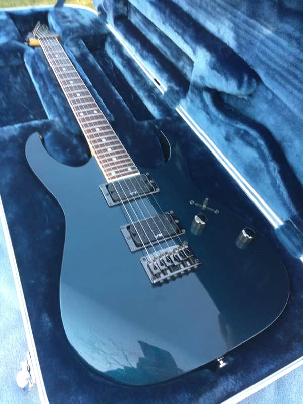 Made in Japan Fujigen Ibanez RG421 2002 Royal Blue Metallic | Reverb