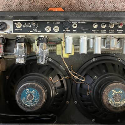 1966 Fender Blackface Pro Reverb Combo Amp image 10