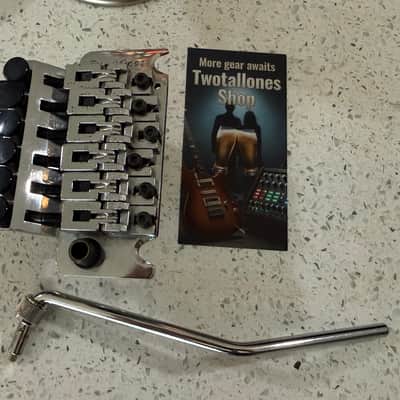 Floyd Rose Original Double Locking Tremolo System Made in Germany Chrome w/ Arm image 1