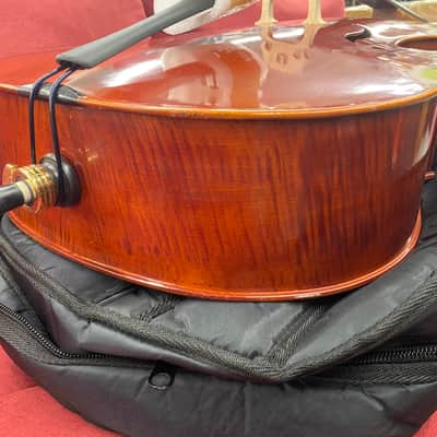 Scherl and Roth R204E3 Cello Outfit 3/4 with Bag and Bow image 12