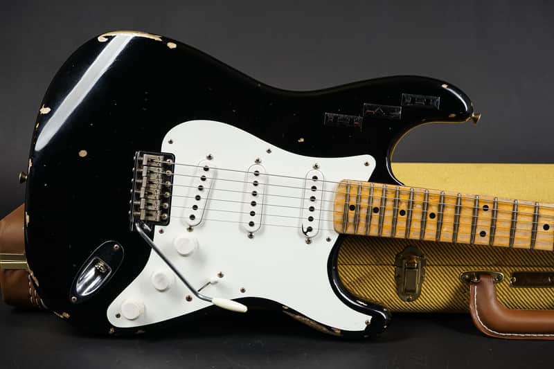 Fender Masterbuilt Private Collection Dennis Galuszka HAR Stratocaster 2017 - Black image 1