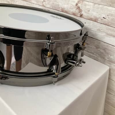Used Orange County Drums and Percussion 13x4.5" Steel Snare BLACK NICKEL image 6