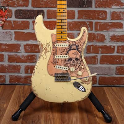 Fender Custom Shop SR25-69 Stratocaster Heavy Relic Aged Vintage White 2026 w/OHSC image 1