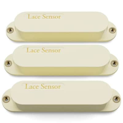 LACE Sensor "Triple Gold Set" 3-Pack Single Coil Pickups - Cream image 2