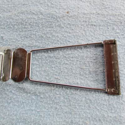 Vintage Trapeze Tailpiece Fits Gibson Gretsch & Many Others Chrome 60's Era Vintage Trapeze Tailpiece Cool! image 2