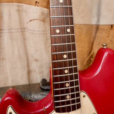 Fender Mustang Lefty 1966 - Red image 6