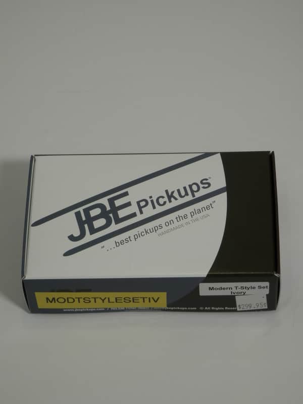 Joe Barden Engineering (JBE Pickups) Modern Telecaster Pickup Set Ivory image 1