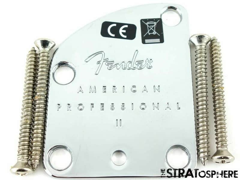 American Fender Professional II Stratocaster Strat Contour, NECK PLATE,USA. image 1