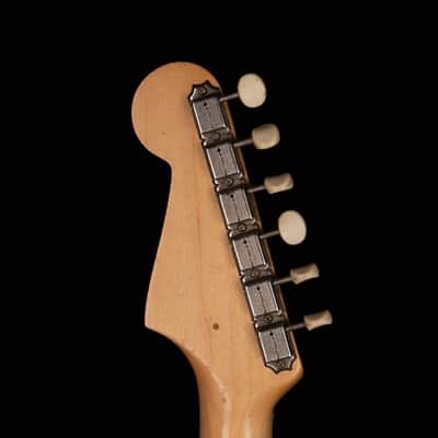 Vintage 1963 Fender Duo-Sonic Olympic White with OHSC image 21