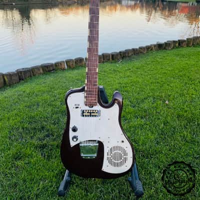 John Hiatt owned , 1960ies, Silvertone with built-in amp image 1